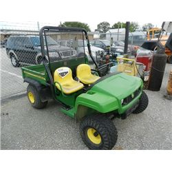 JOHN DEERE GATOR UTILITY VEHICLE, S/N W04X2SD012695