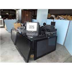 MISC PLASMA MONITORS/TVâ€™S/PROJECTORS/VCR/MEDIA CABINET
