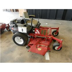 2000 TORO Z MASTER 62" ZERO TURN MOWER, S/N 2200001381, KOHLER ENGINE, 1240 HOURS