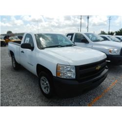 2010 CHEVROLET C1500 SILVERADO PICKUP , S/N 1GCPCPEA2AZ175248, V8 GAS, A/T, A/C, 74,329 MILES