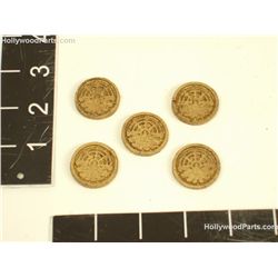 CITY OF EMBER EMBER COINS SET OF 5