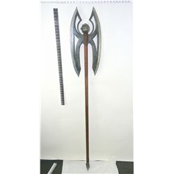 DISNEY OVERSTOCK ARABIAN DOUBLE HEADED STEEL AXE