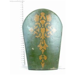 DISNEY OVERSTOCK ARABIAN GREEN OVAL SHIELD