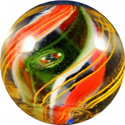 Marbles: Lot 1. Swirl. Solid Core. 11/16". Mint- 9.1.