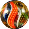Image 2 : Marbles: Lot 1. Swirl. Solid Core. 11/16". Mint- 9.1.