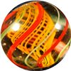 Image 2 : Marbles: Lot 5. Swirl. Latticinio Core. 11/16". Mint 9.8.