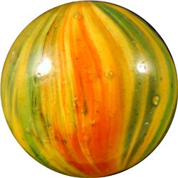 Marbles: Lot 7. End of Day. 4-Panel Onionskin. 21/32". Mint 9.9.