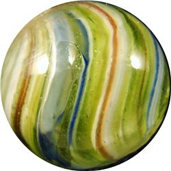 Marbles: Lot 10. End of Day. Onionskin. 19/32". Mint 9.1.