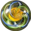 Image 3 : Marbles: Lot 11. Swirl. Latticinio Core. 21/32". Mint 9.8.