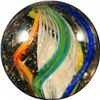 Image 1 : Marbles: Lot 21. Swirl. Latticinio Core. 25/32". Mint- 9.1.