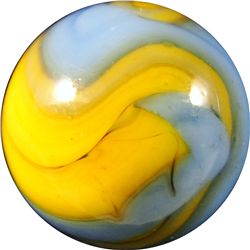 Marbles: Lot 32. Alley Agate. Swirl. 19/32". Mint 9.8.