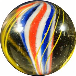 Marbles: Lot 34. Swirl. Solid Core. 25/32". Mint 9.8.