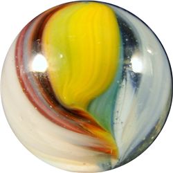 Marbles: Lot 50. Akro Agate. Sparkler. 5/8". NM+ 8.9.