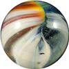 Image 2 : Marbles: Lot 50. Akro Agate. Sparkler. 5/8". NM+ 8.9.