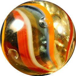 Marbles: Lot 90. Swirl. Solid Core. 11/16". NM- 8.0.