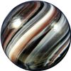 Image 2 : Marbles: Lot 93. Handmade Slag. 25/32". Mint 9.9.
