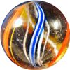 Image 2 : Marbles: Lot 100. Swirl. Latticinio Core. 11/16". Mint 9.7.