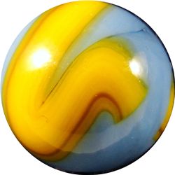 Marbles: Lot 32. Alley Agate. Swirl. 19/32". Mint 9.8.