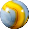 Image 4 : Marbles: Lot 32. Alley Agate. Swirl. 19/32". Mint 9.8.