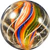 Image 1 : Marbles: Lot 104. Swirl. Solid Core. 21/32". Mint 9.7.