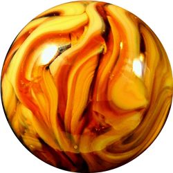 Marbles: Lot 106. Champion Agate. Furnace Scraping. 5/8". Mint 9.8.