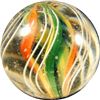 Image 1 : Marbles: Lot #119. Swirl. Divided Core. 19/32". Mint- 9.0.