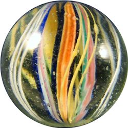 Marbles: Lot #127. Swirl. Divided Core. 11/16". Mint- 9.0.