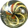 Image 4 : Marbles: Lot #132. Swirl. Divided Core. 31/32". Mint- 9.2.