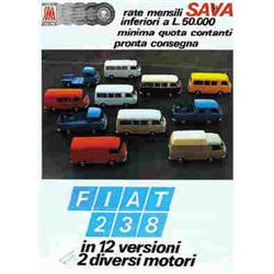 LOTTO DI N. 2 MANIFESTI PER IL FIAT 238