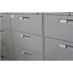 GLOBAL GREY 4-DRAWER LATERAL FILE CABINET