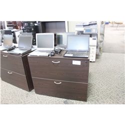 MIDNIGHT OAK 2-DRAWER LATERAL FILE CABINET