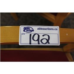 KRUG RED MAPLE FRAMED CLIENT CHAIR