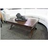 Image 1 : WALNUT EXTENDABLE COFFEE TABLE C/W 2 END TABLES & EXTENDABLE CONSOLE TABLE