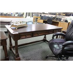 WALNUT TRADITIONAL BARRISTER'S DESK