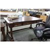 Image 1 : WALNUT TRADITIONAL BARRISTER'S DESK