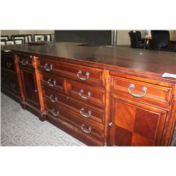 WALNUT TRADITIONAL 6' CREDENZA