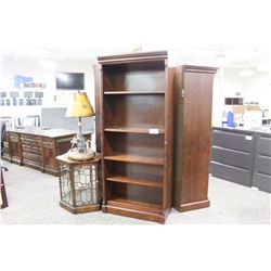 MAHOGANY TRADITIONAL 7' HIGH BOOKCASE