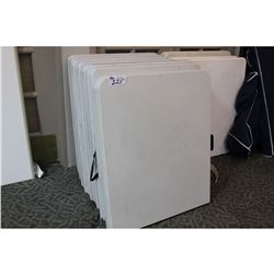 GREY PLASTIC 6' FOLDING TABLE