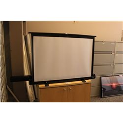 DA-LITE BLACK FREE STANDING 4' PROJECTION SCREEN