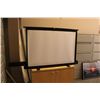 Image 1 : DA-LITE BLACK FREE STANDING 4' PROJECTION SCREEN
