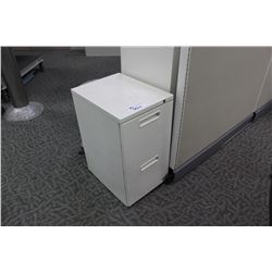 HERMAN MILLER BEIGE 2-DRAWER PEDESTAL