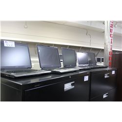 LOT OF 5 HP NOTEBOOK COMPUTERS