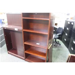 MAHOGANY 6' BOOKCASE