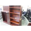 Image 1 : MAHOGANY 6' BOOKCASE