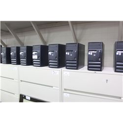 LOT OF 10 HP CELERON COMPUTERS