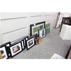 LARGE LOT OF FRAMED PICTURES