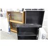 Image 1 : LOT OF 3 BOOKCASES AND 2 MULTI-SHELF ORGANIZERS