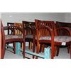 Image 1 : LOT OF APPROXIMATELY 20 MISCELLANEOUS WOODEN CLIENT CHAIRS