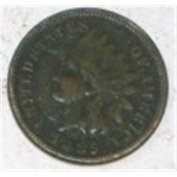 1885 INDIAN HEAD PENNY RED BOOK VALUE IS $50.00+ *RARE KEY DATE EARLY VERY FINE GRADE*!!