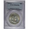 Image 1 : 1954-D FRANKLIN HALF DOLLAR, PCGS MS-64 FBL
